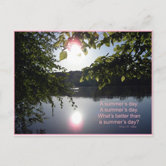 Potomac Summer Day Postkarte (Vorderseite)