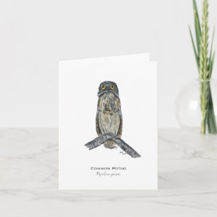 Potoo Bird-Notizkarte Karte