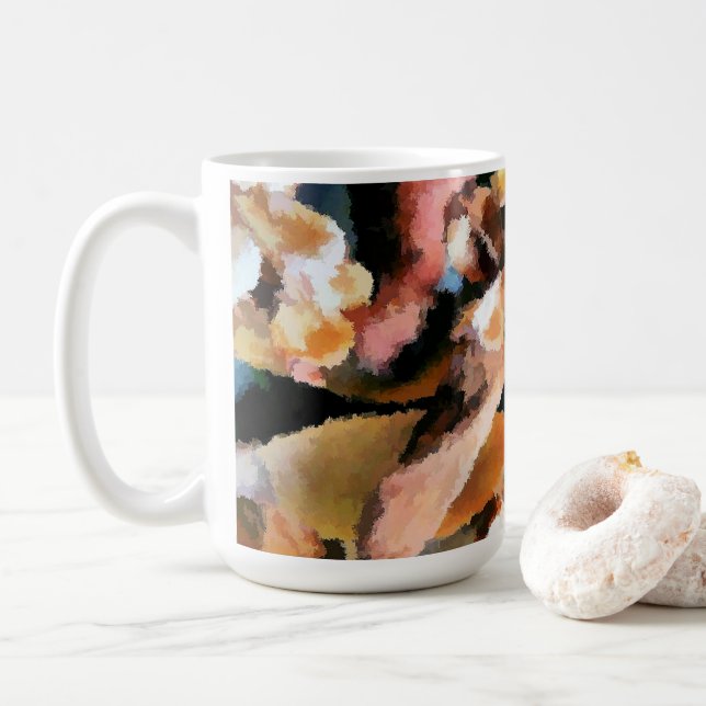POTPOURI-BLUME KAFFEETASSE (Mit Donut)