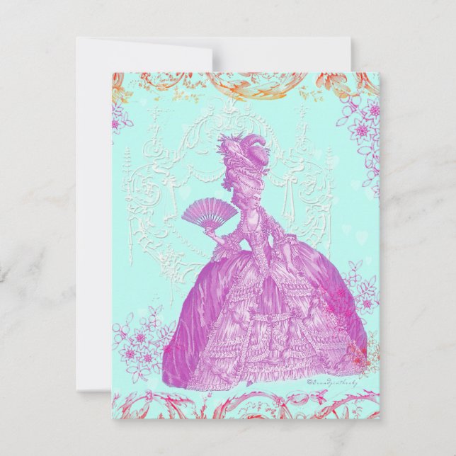 Potpourri de Marie Antoinette Custom Ankündigung (Vorderseite)