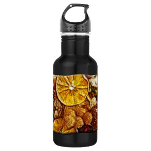 Potpourri-Orangen-Fraktal Trinkflasche