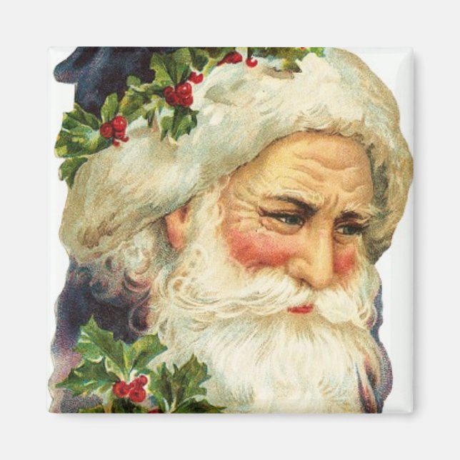 Potrait des Vintagen Weihnachtsmagneten des Vaters Magnet (Vorne)