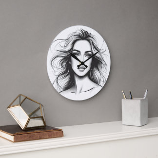 Potrait Design Belle horloge