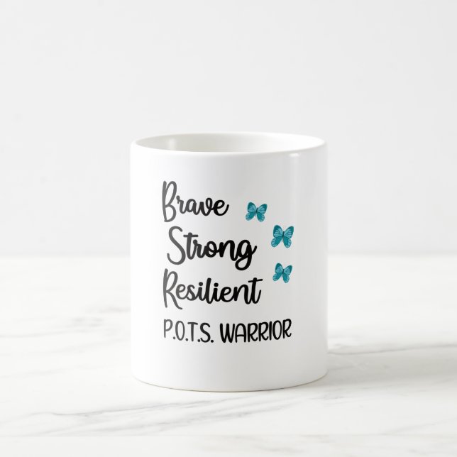 POTS Awareness Monte Postural Tachykardie Syndrom Kaffeetasse (Mittel)