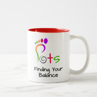 POTS - Finden Sie Ihren Saldo Zweifarbige Tasse