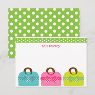 Pots Pots Polka - Cartes de notes personnalisées