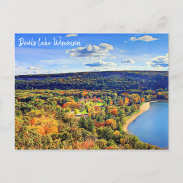 Potscard des Teufels Wisconsin Postkarte