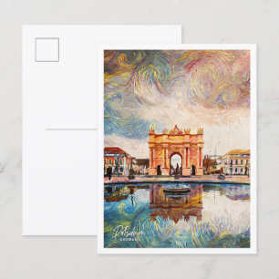 Potsdam Deutschland Schöne Ölmalerei Stadt Postkarte