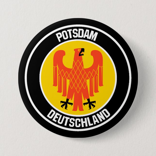 Potsdam RundEmblem Button (Vorderseite)