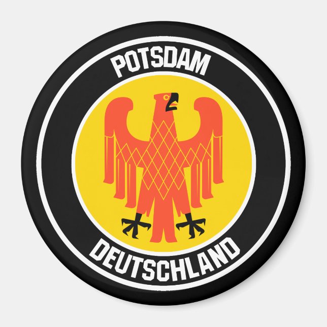 Potsdam RundEmblem Magnet (Vorne)