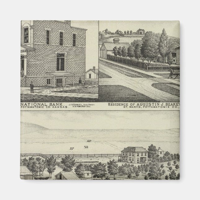 Pottawatomie, Kansas Magnet (Vorne)