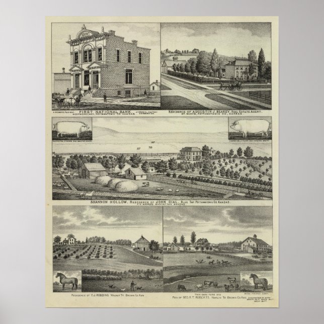 Pottawatomie, Kansas Poster (Vorne)