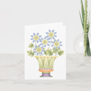 Potted-Blume - Note Card Karte