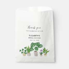 Potted Pflanze Brautparty Grüne Vielen Dank Geschenktütchen