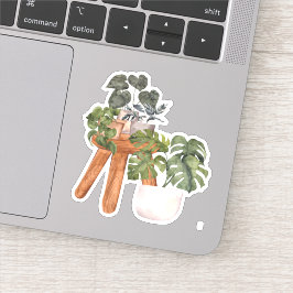 Potted Pflanze - Green Zuhause Sticker