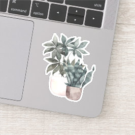 Potted Pflanze - Green Zuhause Sticker