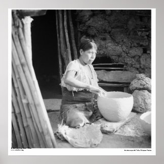 Potter ~ Amatenango del Valle, Chiapas, Mexiko Poster