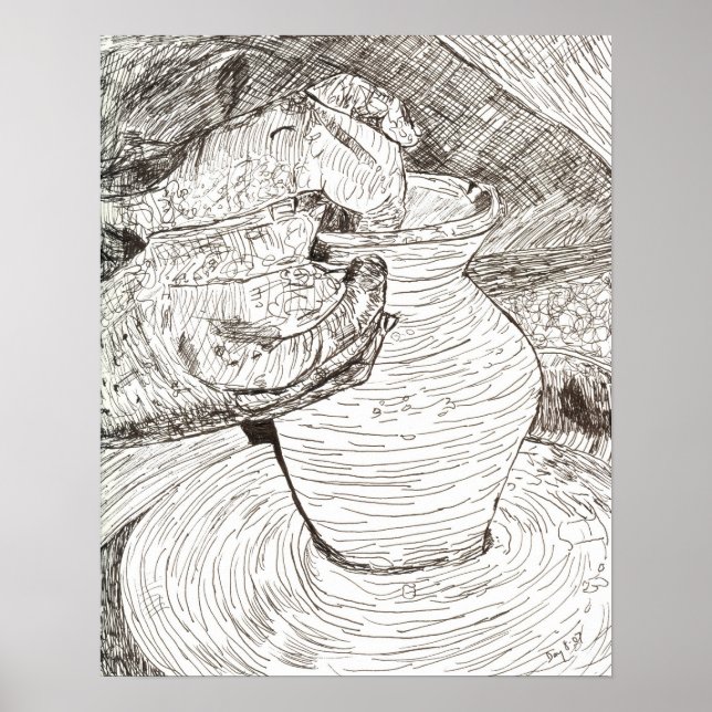 Potter und Pot Poster (Vorne)