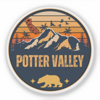 Potter Valley, Kalifornien Aufkleber