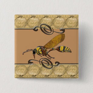 Potter Wasp Button