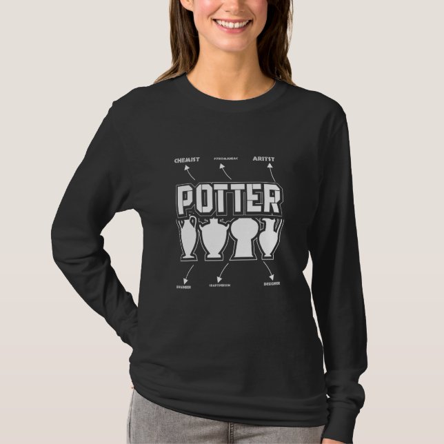 Potterzeit Clay Potter Keramik 5 T-Shirt (Vorderseite)