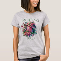 Potting Pro Rosa Wassersport kann Garten Grau T -
