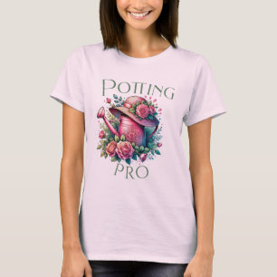 Potting Pro Rosa Wassersport kann T - Shirt