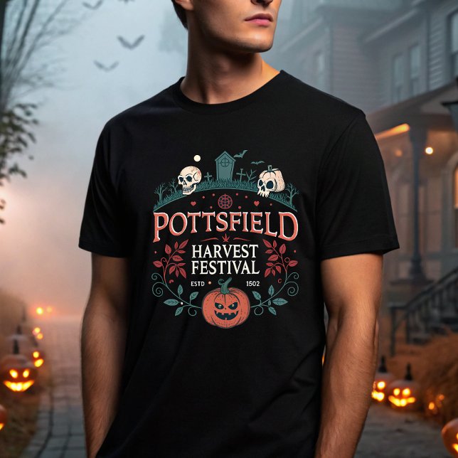 Pottsfield Harvest Festival - Kürbisdorf T-Shirt (Von Creator hochgeladen)