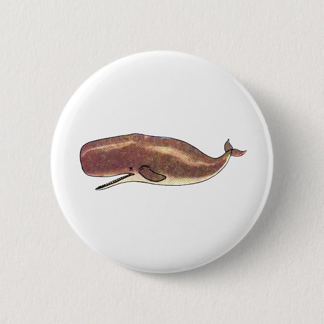 Pottwal Button (Vorderseite)