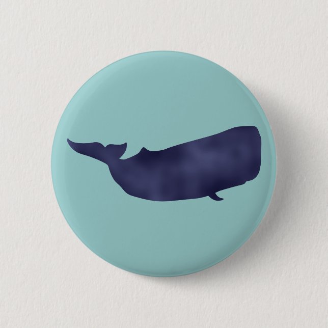 Pottwal sperm whale button (Vorderseite)