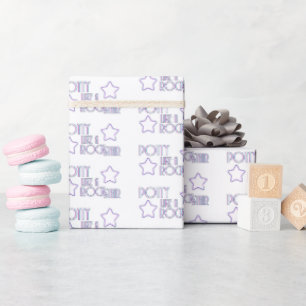 Potty like a Rock Star Geschenkpapier