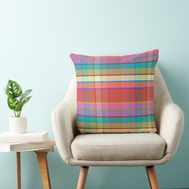 Potty Plaid FAP Kissen (Stuhl )