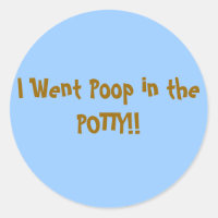 Potty Training Sticker