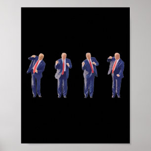 Potus 45 Dance Präsident Donald Trump 47. US-Vorwo Poster