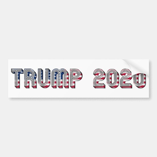 POTUS Donald Trump Präsidentschaftskandidat 2020 Autoaufkleber (Vorne)