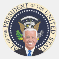 potus jodbiden Präsidentschafts-Siegel rund Aufkle