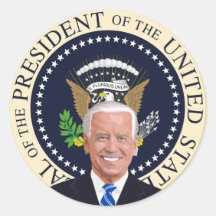 potus jodbiden Präsidentschafts-Siegel rund Aufkle
