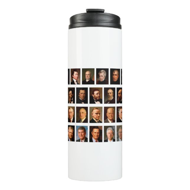POTUS Portraits Thermal Tumbler Thermosbecher (Vorderseite)