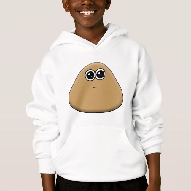 Pou affamé - Sweat - shirt à capuche pour enfants (Devant)
