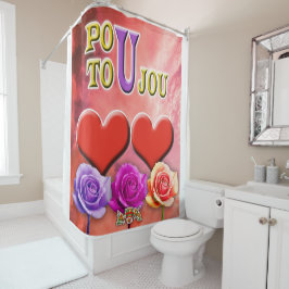 Pou Toujou Duschvorhang