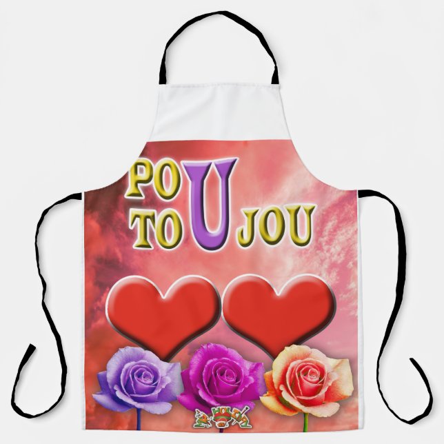 Pou Toujou Schürze (Vorderseite)