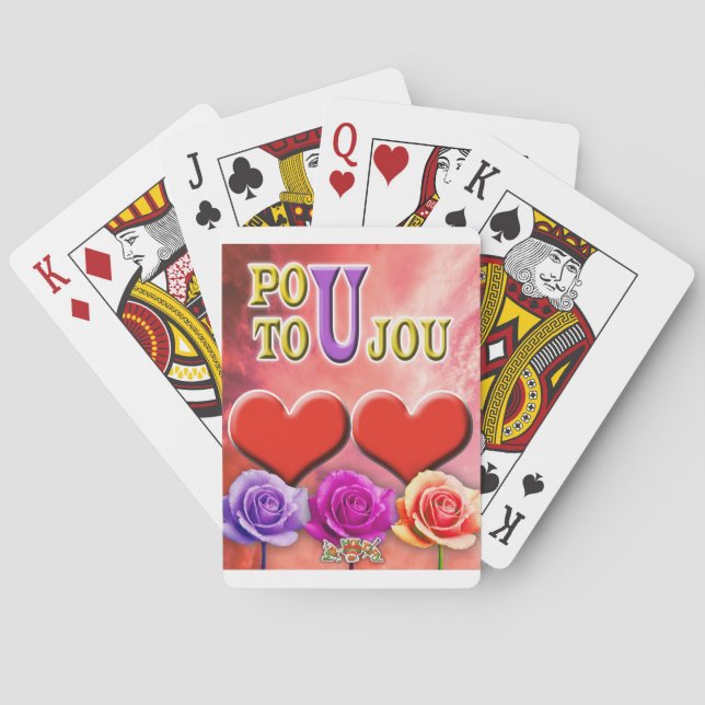 Pou Toujou Spielkarten (Rückseite)