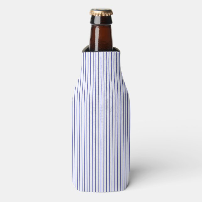 Poubelle bleu et blanc ou Glacière de bouteille (Bottle Devant)