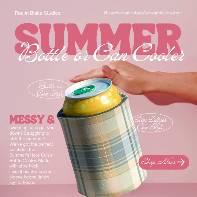 Poubelle bleue et crème ou Glacière de bouteille (Créateur téléchargé)