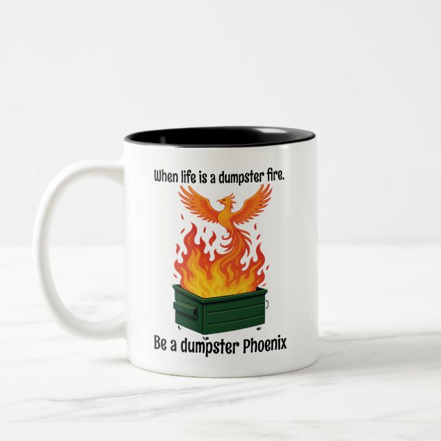 Poubelle Phoenix tasse (Gauche)