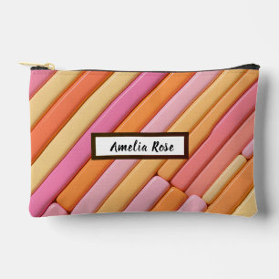 Pouch für geometrisches Accessoire von Custom Past Zubehörtasche