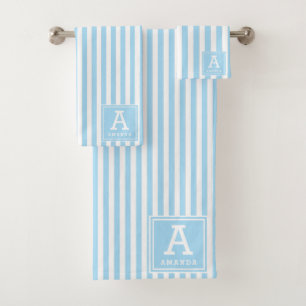 Poudre Bleu Tirages de Cabane Monogramme Initiale