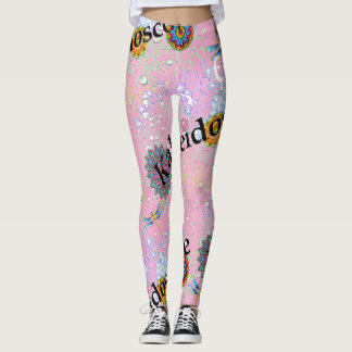 Poudre rose bonbon Leggings