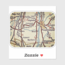 Poughkeepsie Vintag Map