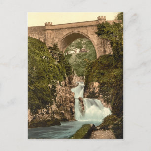Poulaphouca Wasserfall, County Wicklow Postkarte